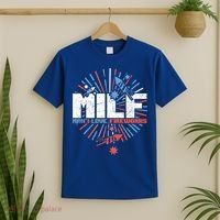 Milk Man I Love Fireworks American Patriotic T-Shirt thumb 2