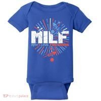 Milk Man I Love Fireworks American Patriotic Baby Bodysuit thumb 0