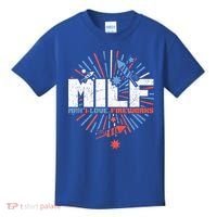 Milk Man I Love Fireworks American Patriotic Kids T-Shirt thumb 0