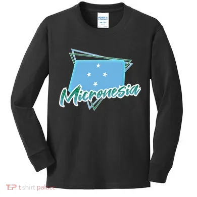 Micronesia Kids Long Sleeve Shirt