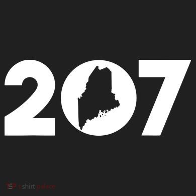 Maine Map Inside The 207 Area Code Maine Me Pride Zone Performance Long-Sleeve T-Shirt