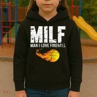Milf Man I Love F.I.R.E.B.A.L.L Kids Hoodie thumb 3