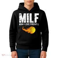 Milf Man I Love F.I.R.E.B.A.L.L Kids Hoodie thumb 4