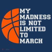 My Madness Is Not Limited To March Basketball Women's Hoodie thumb 2