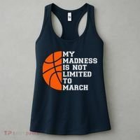 My Madness Is Not Limited To March Basketball Women's Tank Top thumb 3