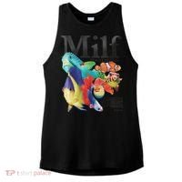 Milf Man I Love Fish Ladies PosiCharge Tri-Blend Wicking Tank thumb 0