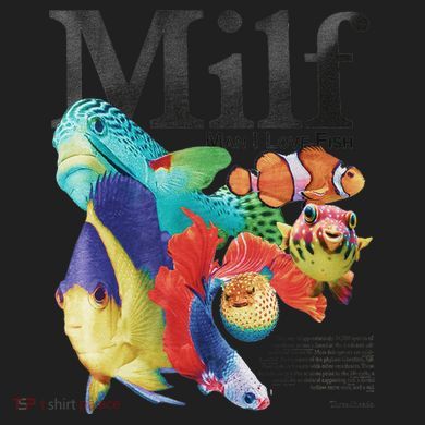 Milf Man I Love Fish Comfort Colors Boxy T-Shirt