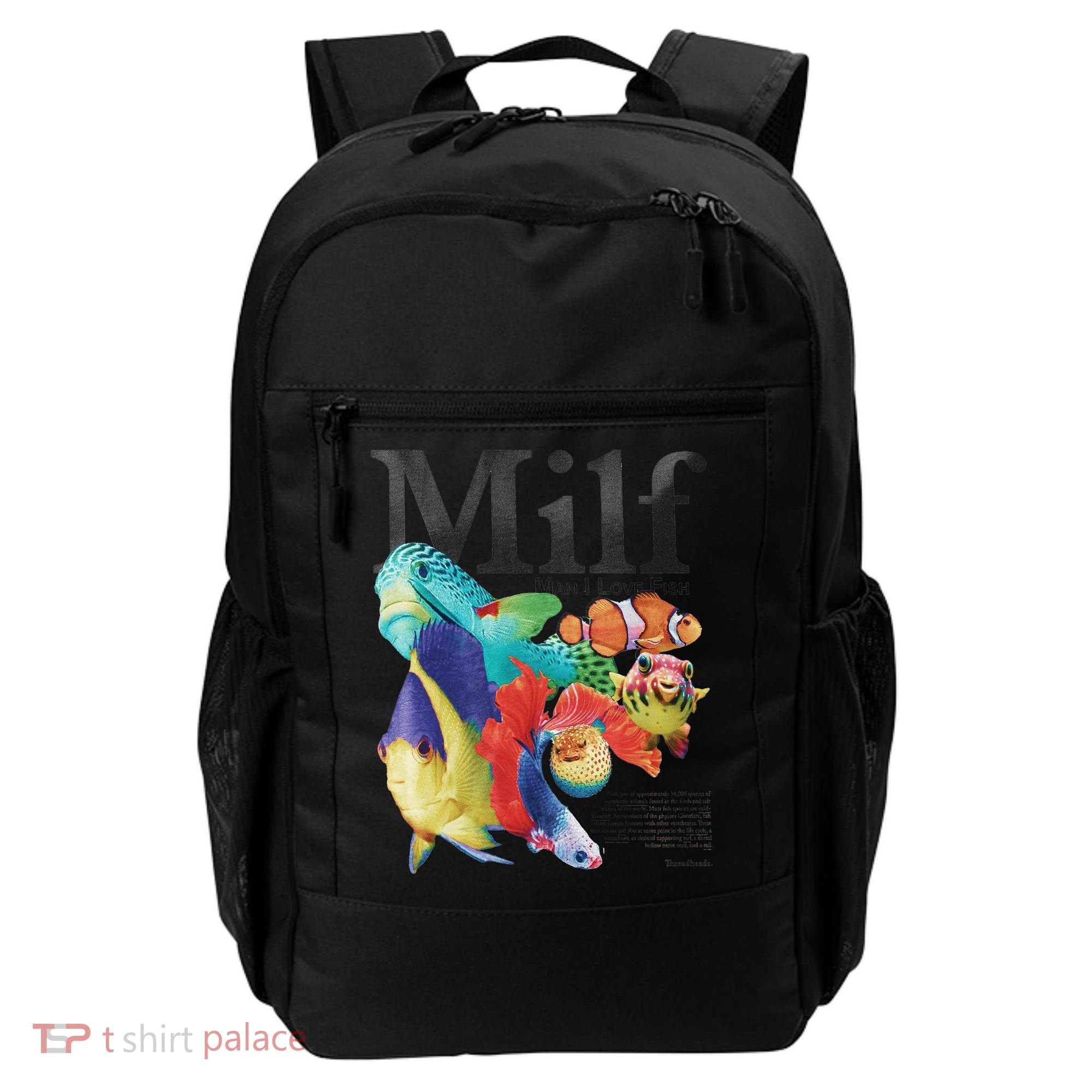 Milf Man I Love Fish Backpack