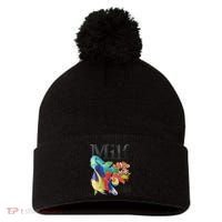 Milf Man I Love Fish Pom Pom 12in Knit Beanie thumb 0
