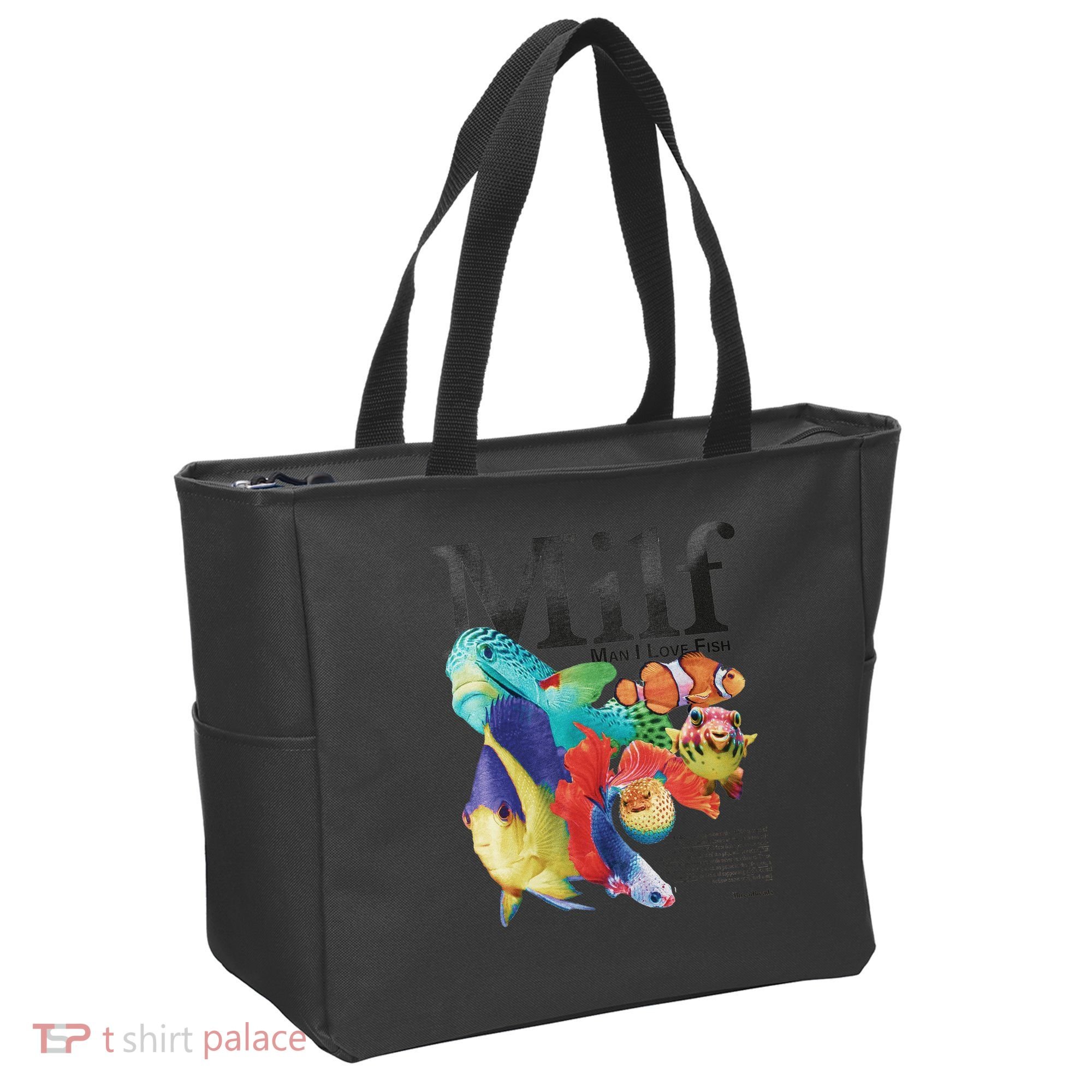 Milf Man I Love Fish Tote Bag