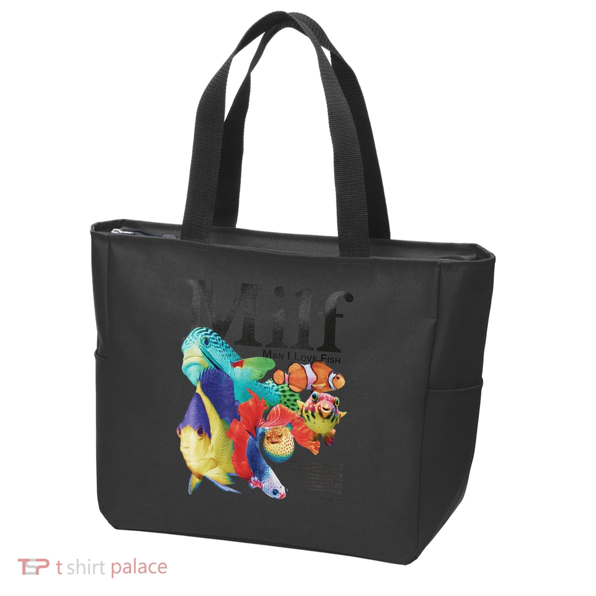 Milf Man I Love Fish Tote Bag