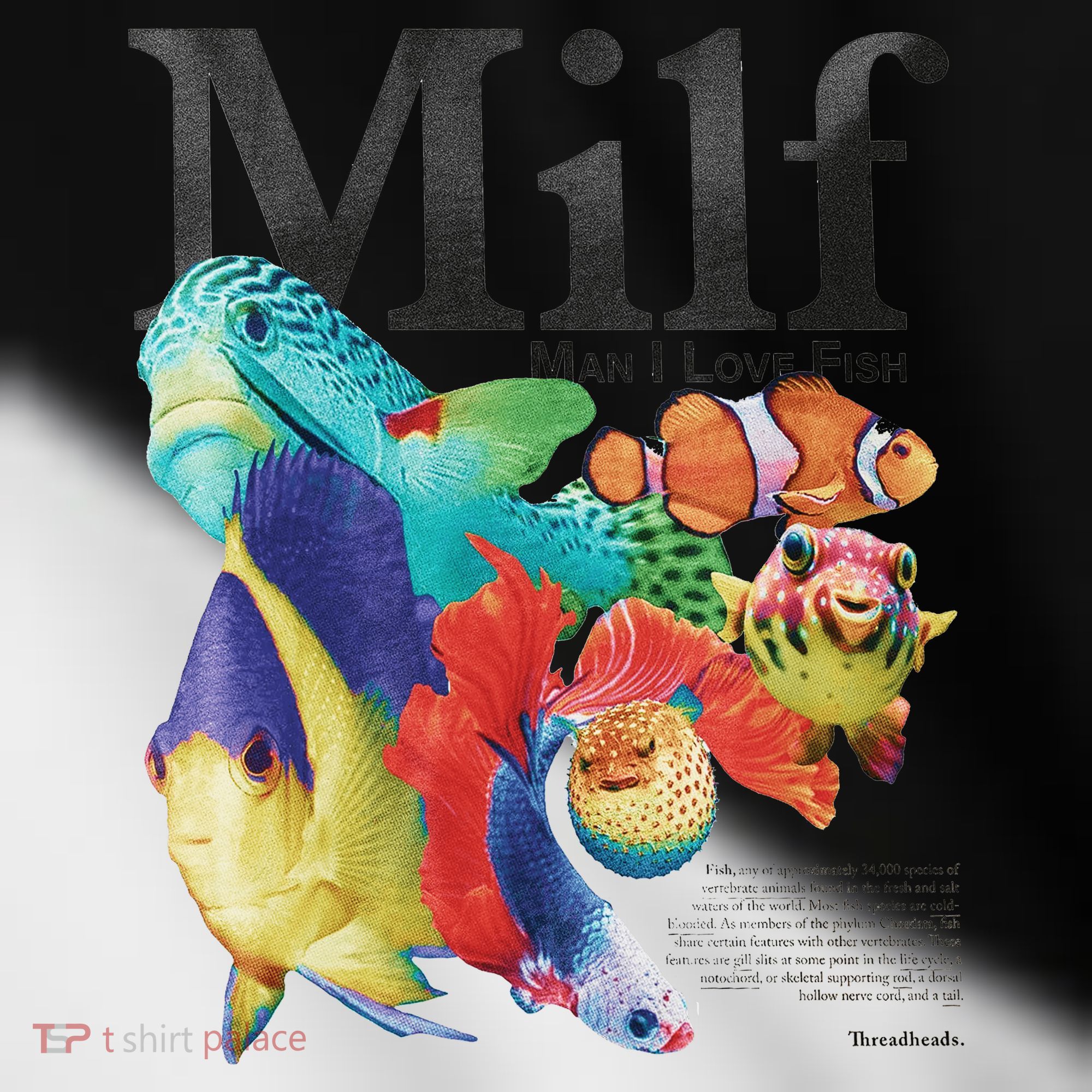 Milf Man I Love Fish Toddler Fine Jersey T-Shirt