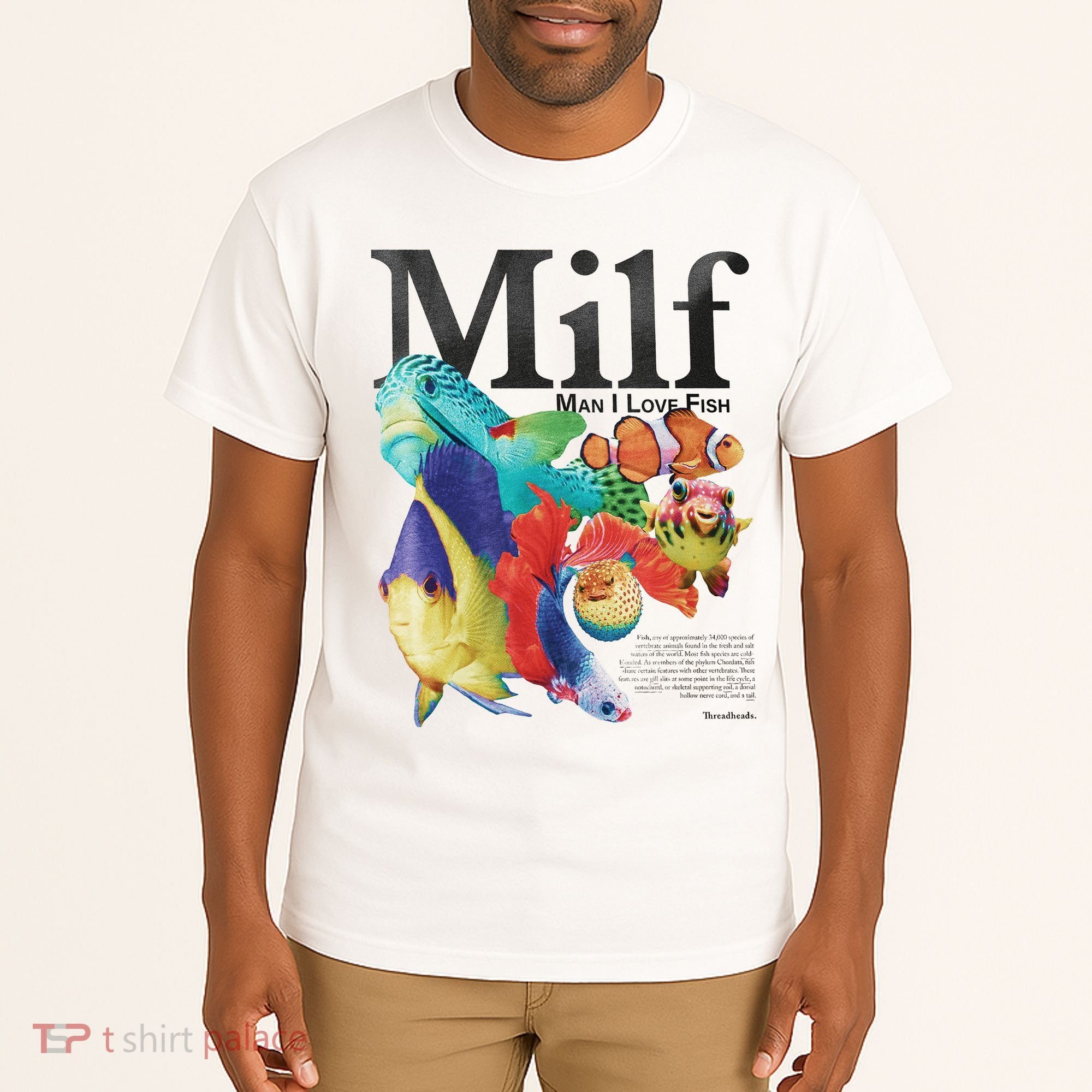 Milf Man I Love Fish Tall T-Shirt