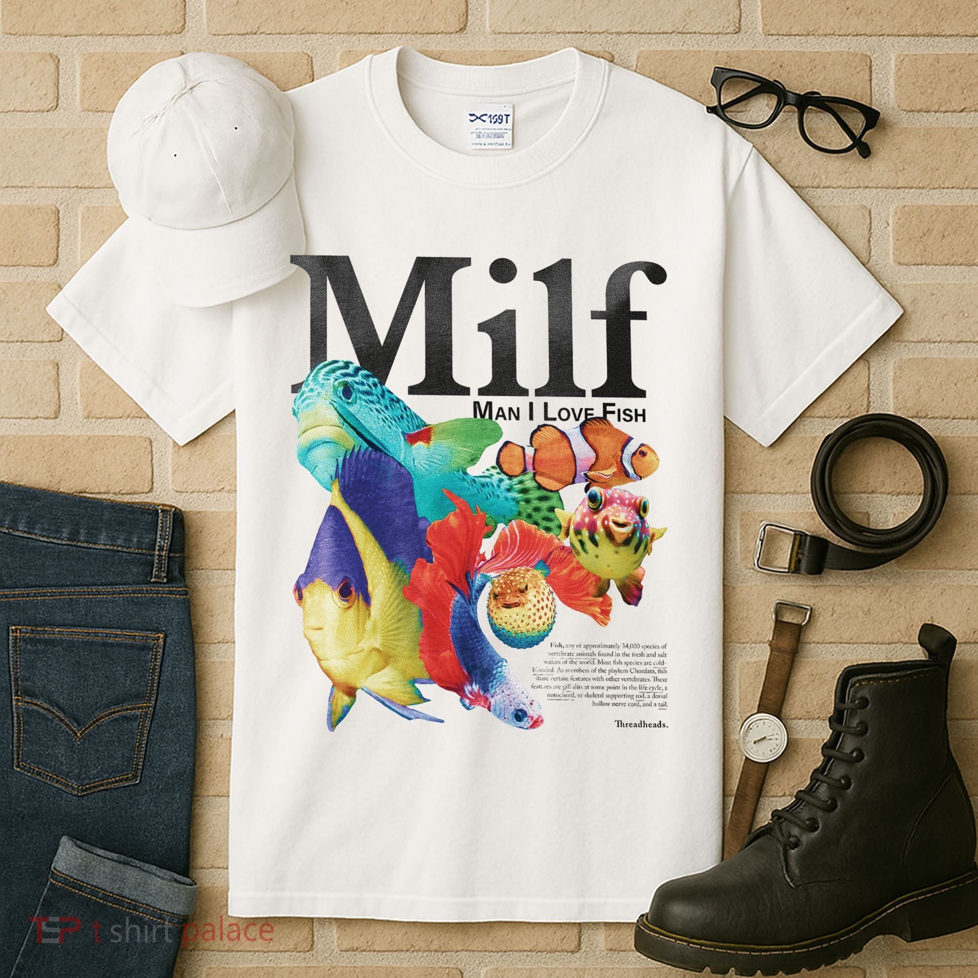 Milf Man I Love Fish Tall T-Shirt