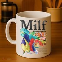 Milf Man I Love Fish Coffee Mug thumb 4