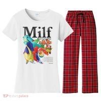 Milf Man I Love Fish Women's Flannel Pajama Set thumb 0