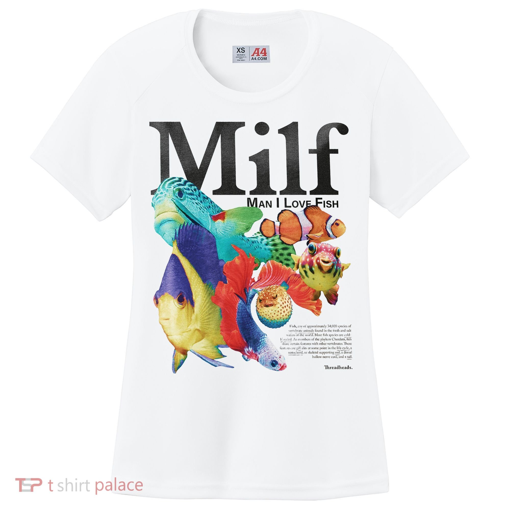 Milf Man I Love Fish Women's Cooling Performance Crew T-Shirt