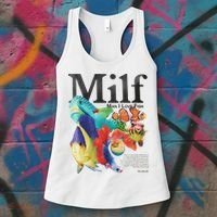 Milf Man I Love Fish Women's Tank Top thumb 3