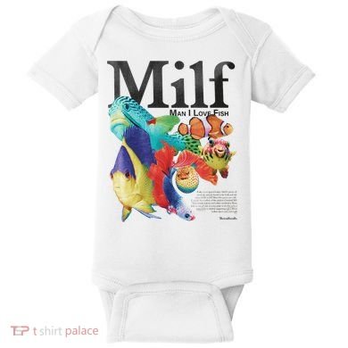 Milf Man I Love Fish Baby Bodysuit