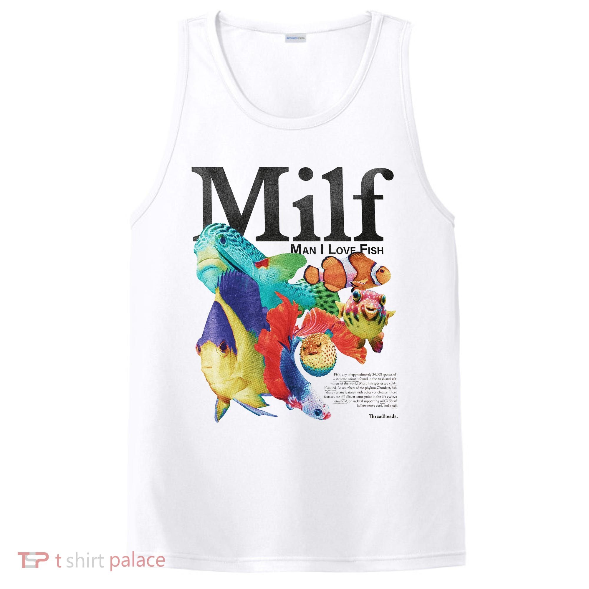 Milf Man I Love Fish PosiCharge Competitor Tank
