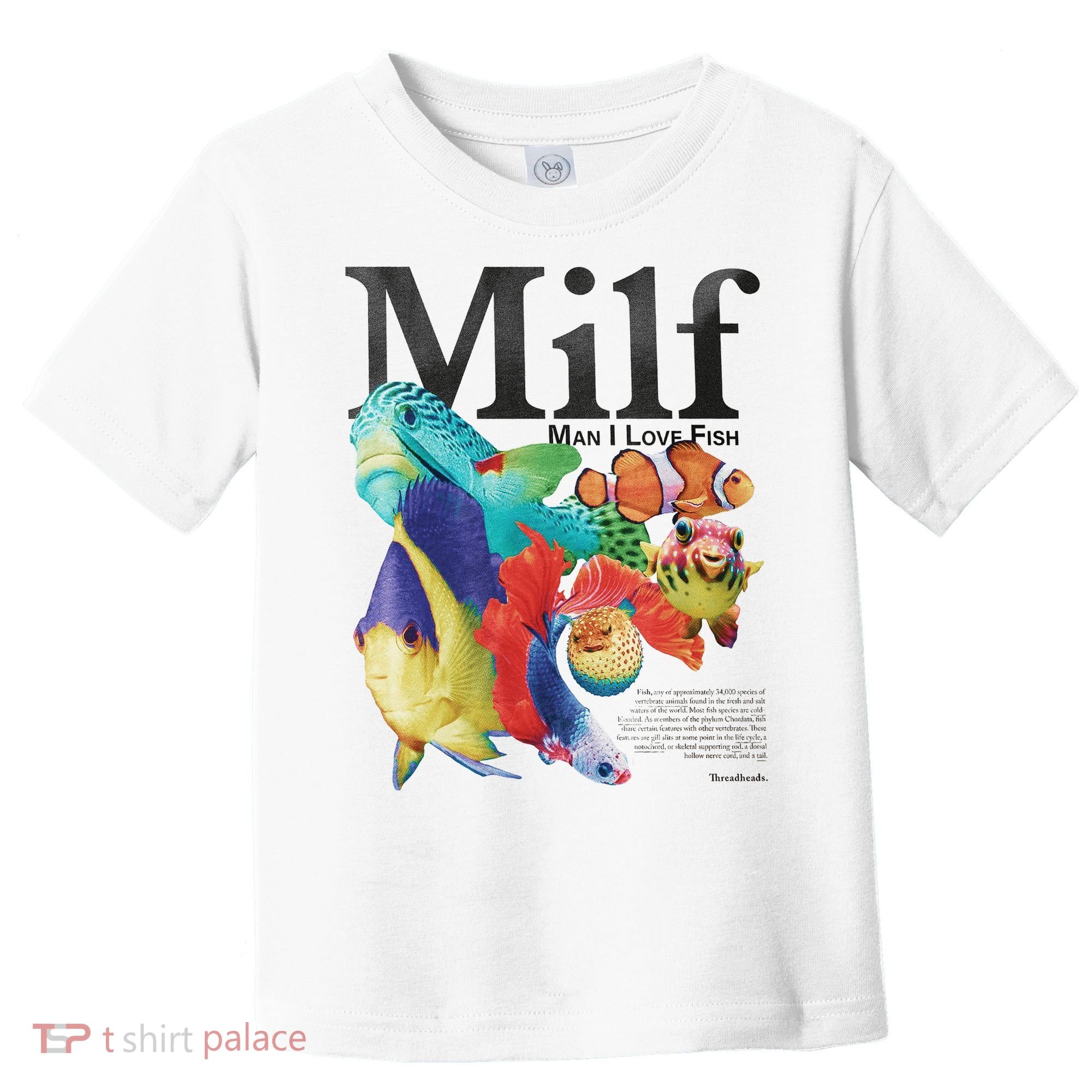 Milf Man I Love Fish Toddler T-Shirt