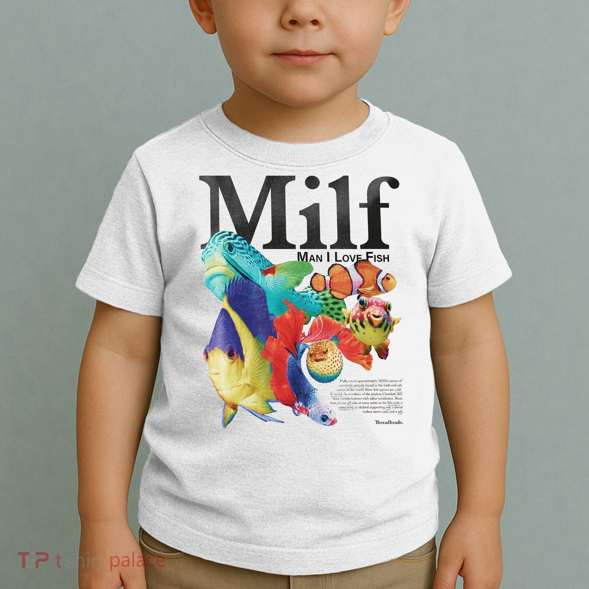 Milf Man I Love Fish Toddler T-Shirt