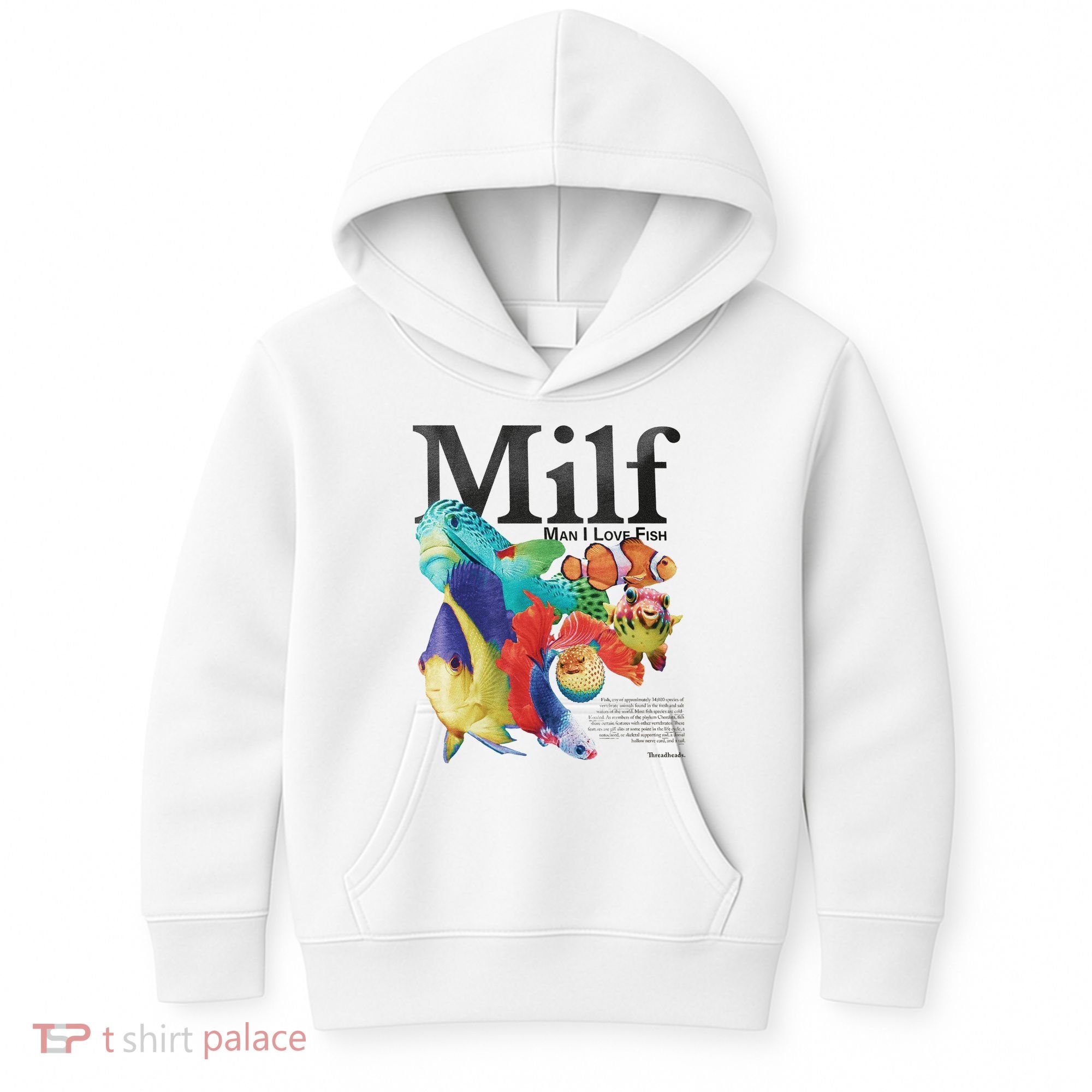Milf Man I Love Fish Kids Hoodie