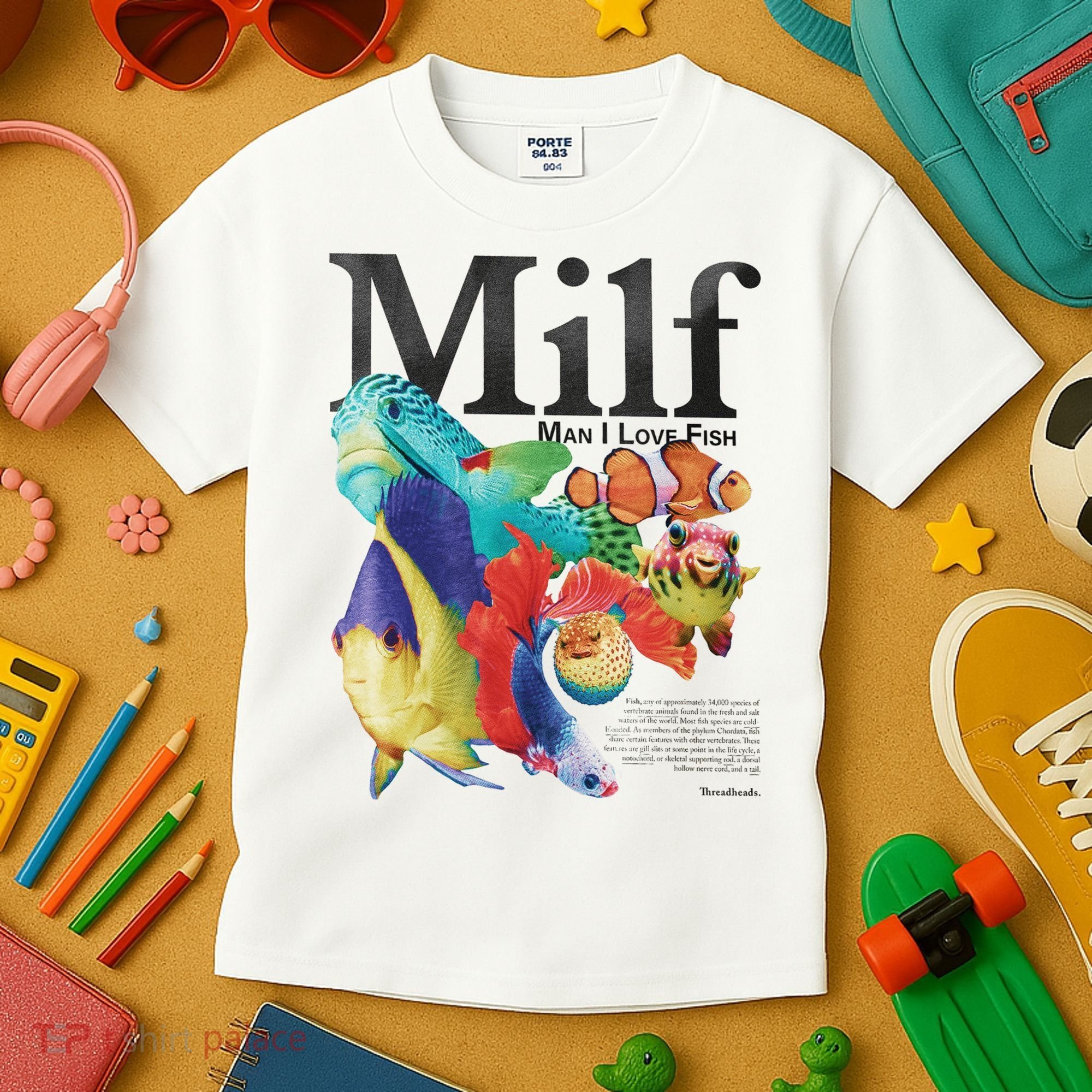 Milf Man I Love Fish Kids T-Shirt