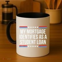 My Mortgage Identifies As A Student Loan Cancel Student Debt Coffee Mug thumb 4