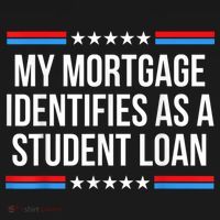 My Mortgage Identifies As A Student Loan Cancel Student Debt Ornament thumb 1