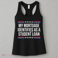 My Mortgage Identifies As A Student Loan Cancel Student Debt Women's Tank Top thumb 3