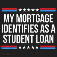My Mortgage Identifies As A Student Loan Cancel Student Debt Golf Towel thumb 3