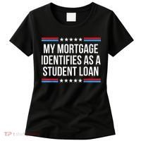 My Mortgage Identifies As A Student Loan Cancel Student Debt Women's T-Shirt thumb 0