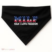 MILF Man I Love Freedom Funny Patriotic USA-Made Doggie Bandana thumb 0