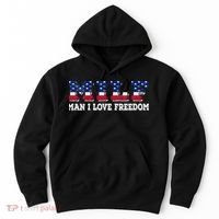 MILF Man I Love Freedom Funny Patriotic Hoodie thumb 0