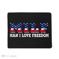 MILF Man I Love Freedom Funny Patriotic Mousepad thumb 0