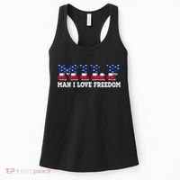 MILF Man I Love Freedom Funny Patriotic Women's Tank Top thumb 0