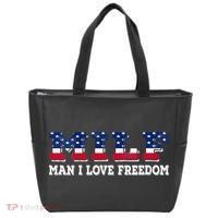 MILF Man I Love Freedom Funny Patriotic Tote Bag thumb 0