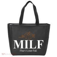 MILF Man I Love Fall October Lover Tote Bag thumb 0
