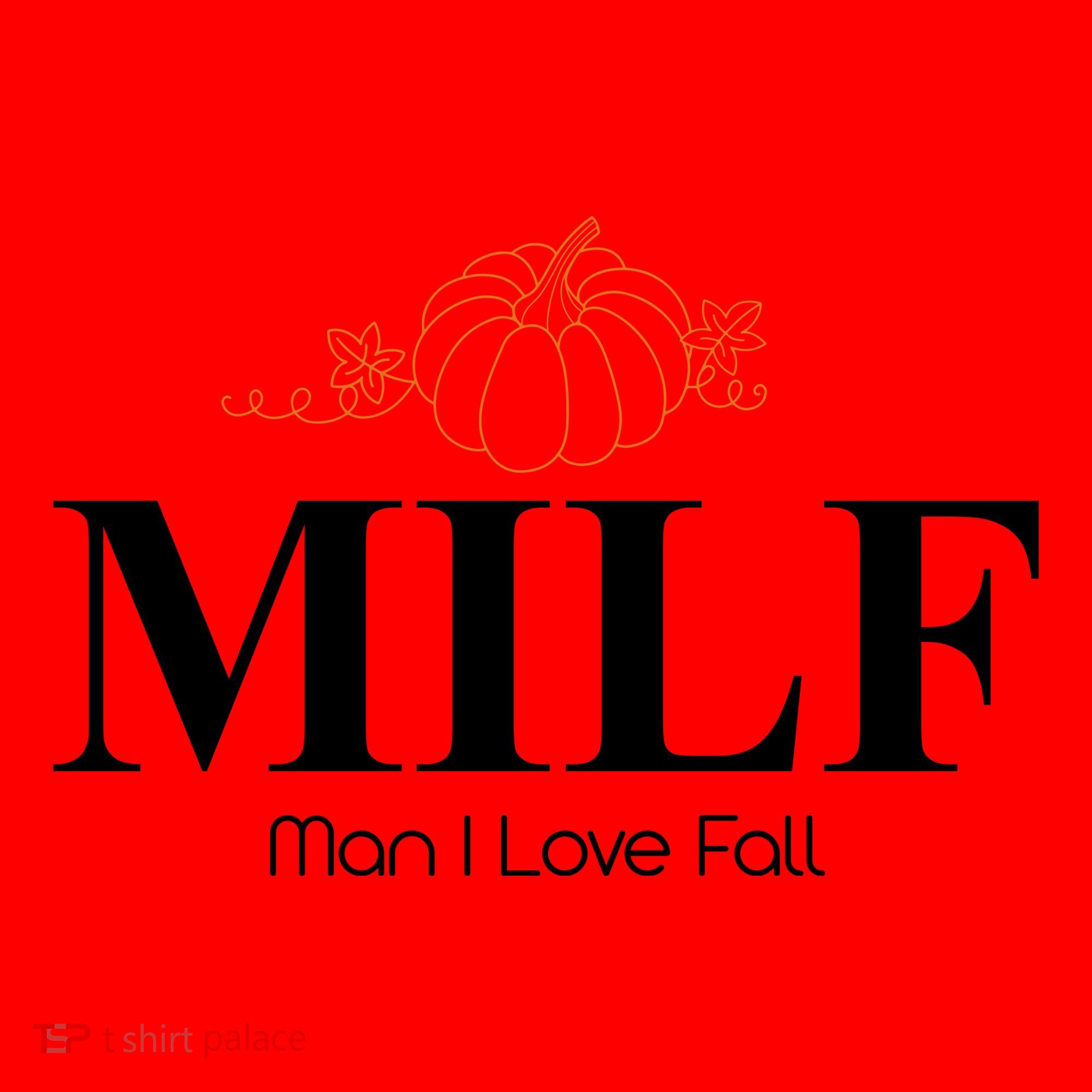MILF Man I Love Fall October Lover Santa Hat