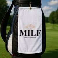 MILF Man I Love Fall October Lover Golf Towel thumb 2