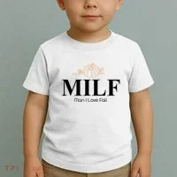 MILF Man I Love Fall October Lover Toddler T-Shirt thumb 2