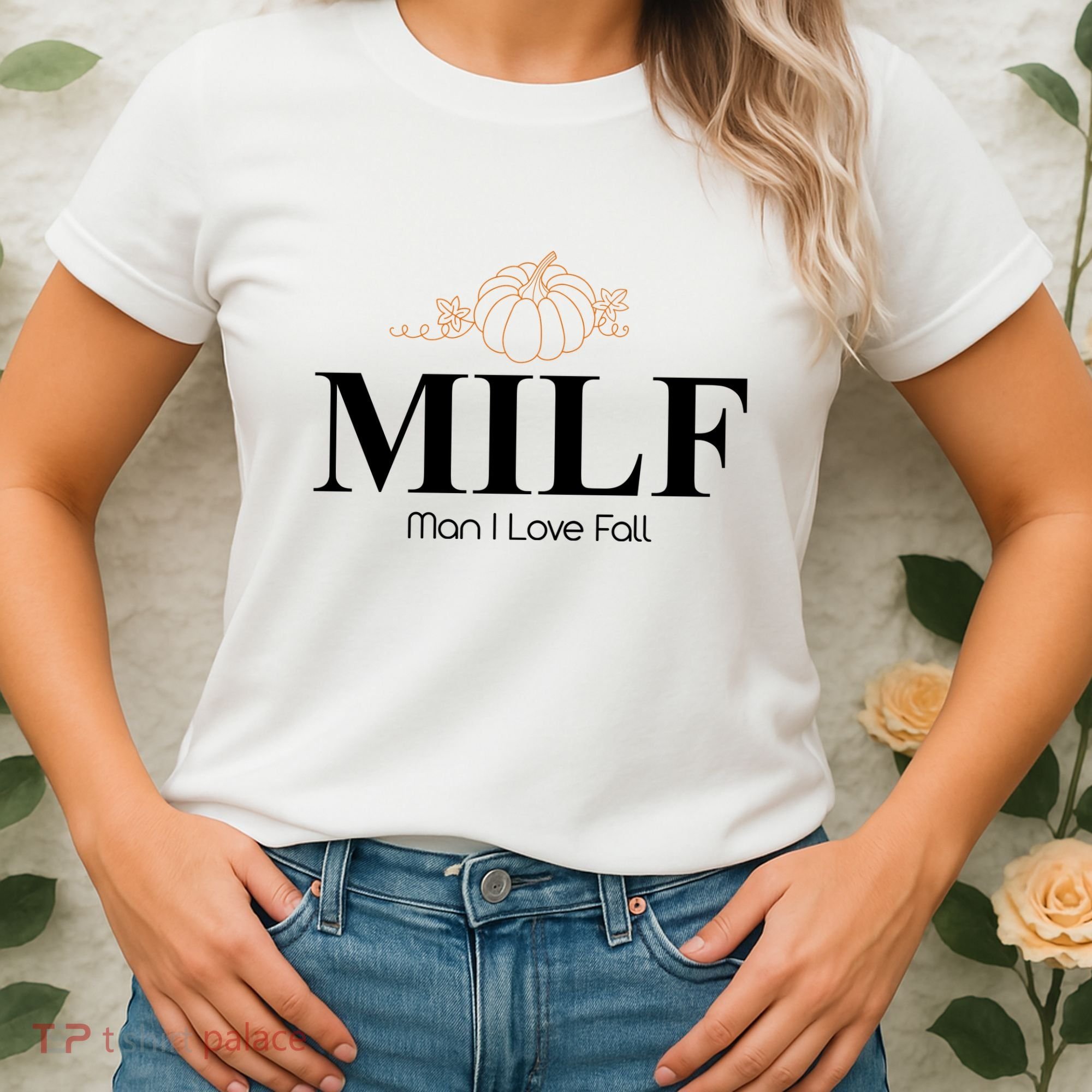 MILF Man I Love Fall October Lover Women's T-Shirt
