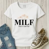 MILF Man I Love Fall October Lover Women's T-Shirt thumb 3