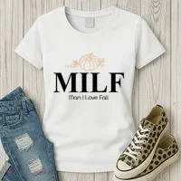 MILF Man I Love Fall October Lover Women's T-Shirt thumb 3