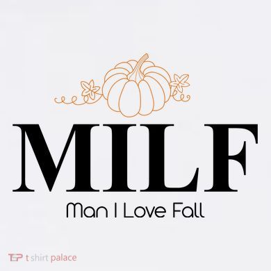 MILF Man I Love Fall October Lover Plastic Christmas Ball Ornament