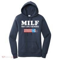 MILF Man I Love Fireworks Fourth 4th Of July Shirt Funny Women's Hoodie thumb 0