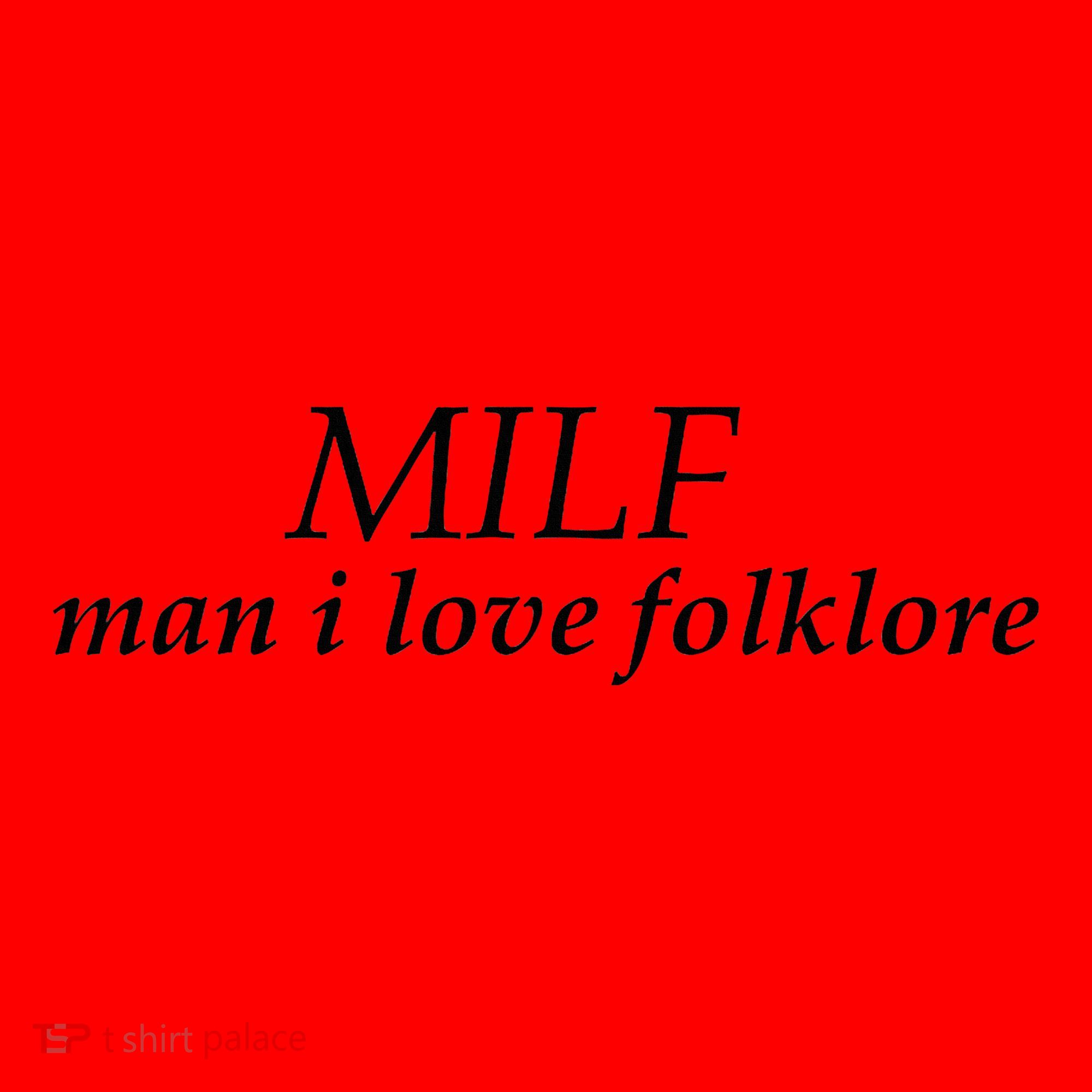 Milf Man I Love Folklore Santa Hat