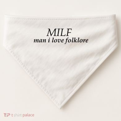 Milf Man I Love Folklore USA-Made Doggie Bandana