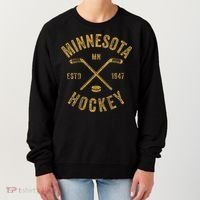 Minnesota Mn Ice Hockey Sticks Women's Sweatshirt thumb 0
